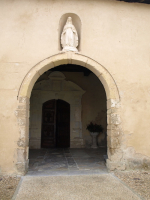 entrée porche église